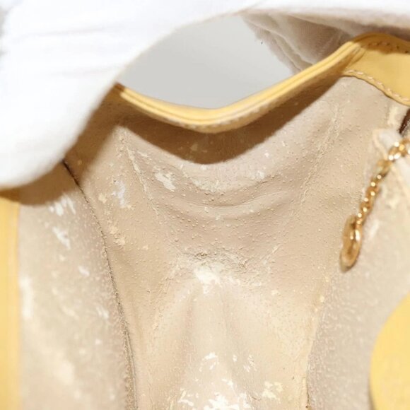 GUCCI Bamboo Chain Shoulder Bag Leather Yellow 001 115 1497 Auth ep8600 - Picture 13 of 16